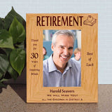 Teacher Retirement Photo Frame for Tall Pictures