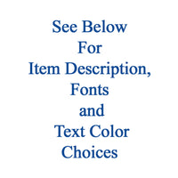 see the tab by the description for fonts and text colors