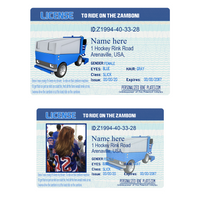 Zamboni Driver's License Joke Hockey Gift. Can be personalized with your photo and zamboni image or just zamboni