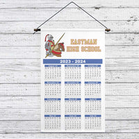 Your school mascot wall hanging calendar