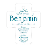 Christian Cross Sacrament Gifts | Personalized God Bless Wall Hanging Cross