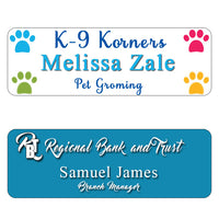 send your logo, request custom graphics like animal paws, butterflies and more