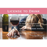 21st birthday joke license to drink for girls