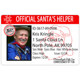 Official Santa's Helper License with your photo and Santa's Workshop seal