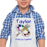 Apron - Artist in Training Kids Personalized Apron