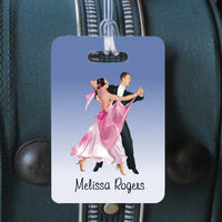 Ballroom theme luggage tag