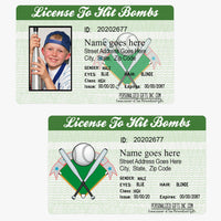 baseball fun license to hit bombs, home runs, pitch a no hitter and more. Your person
