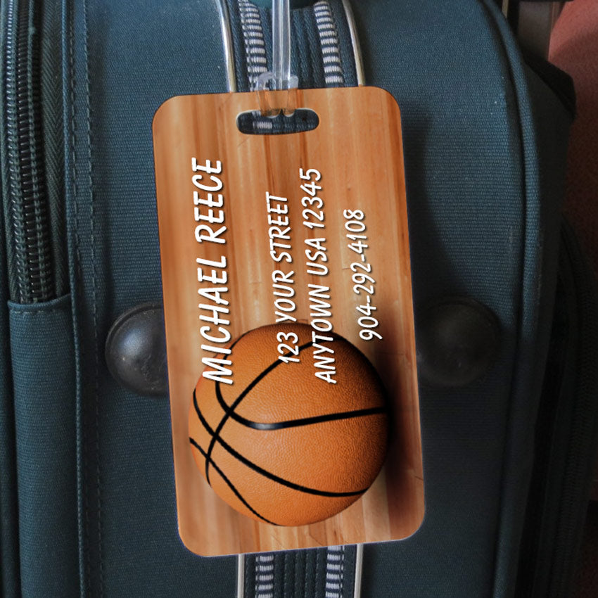 Basketball Sports Bag Tag Ideas