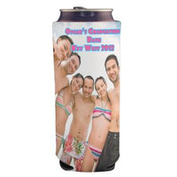 slim hard seltzer can coolie with your photo