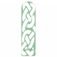 5" x 1.25" Celtic Knot design bookmark with your name