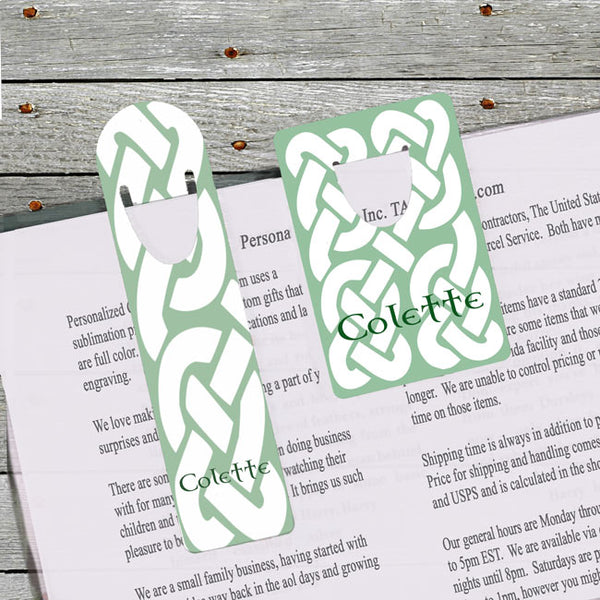 Celtic Knot Bookmarks available in two different shapes and sizes