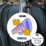 Cheerleading Megaphone Luggage Tag