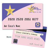 Pink and Purple Play Credit Cards for Little Girls