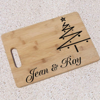 Christmas Wood Cutting Boards Tree design for holiday cooking