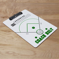 Personalized Clipboards with Baseball Diamond, inning score card and personalized with any name