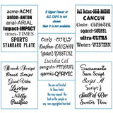 Commonly Requested Fonts