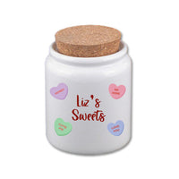 Sweet Treats Corked Canister Jar