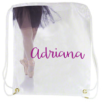 Ballet Back Packs and Tote Bags Personalized