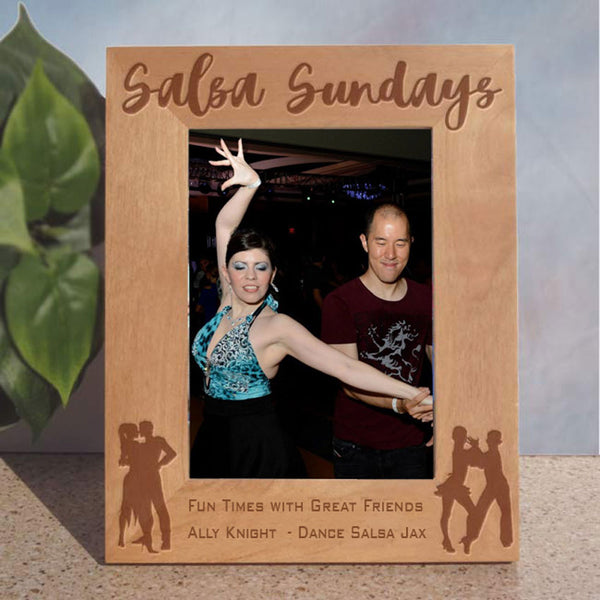 Tall orientation 4x6 inch Latin Dance Picture Frame