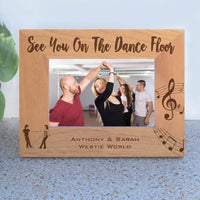 Personalized West Coast Swing Dancer Picture Frames