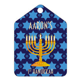 First Hanukkah Personalized Ornament or Gift Tag