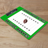 Football Coach Play by Play Personalized Clipboards