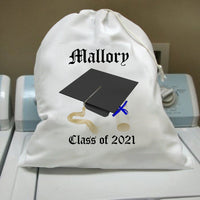 Graduation Draw String Laundry Bag Customized with any name