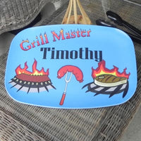Grill Master Platters Personalized Barbecue Serving Platter