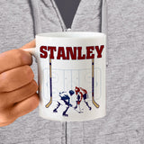 Hockey Rink Personalized Coffee Mugs