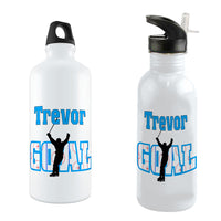 Hockey theme water bottles