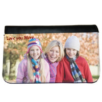 Wide photos are best for ladies bi-fold wallet