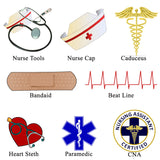 additional medical theme name tag designs