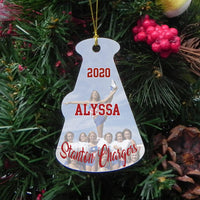 megaphone christmas ornament with your photo