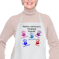 Grandma wearing apron view