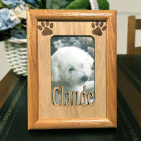 Pet Name Mat with Frame Available for 8" x 10" mat only