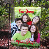 photo yard flags are available in 2 sizes