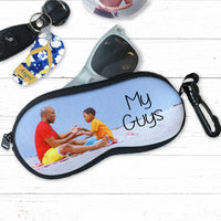 Eye Glass or Sun Glasses Zipper case Personalized with Your Photo and Text