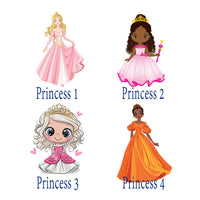 Choose the princess style for your license