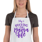 Any Name's rocking the mama life apron