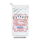 Northpole Post Office Mini Santa Sack Gift Bag