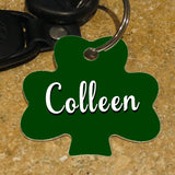 Lucky Shamrock Personalized Key Ring With Any Name