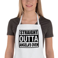Straight Outta Your Name's Oven Personalized Apron