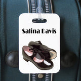 tap dance luggage tag