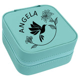 Travel Jewelry Box  Hummingbird Theme Personalized with Any Name