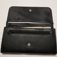 Wallet  Inside showing zipper change pouch and cash slot
