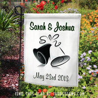 Garden flags for weddings available in 2 sizes